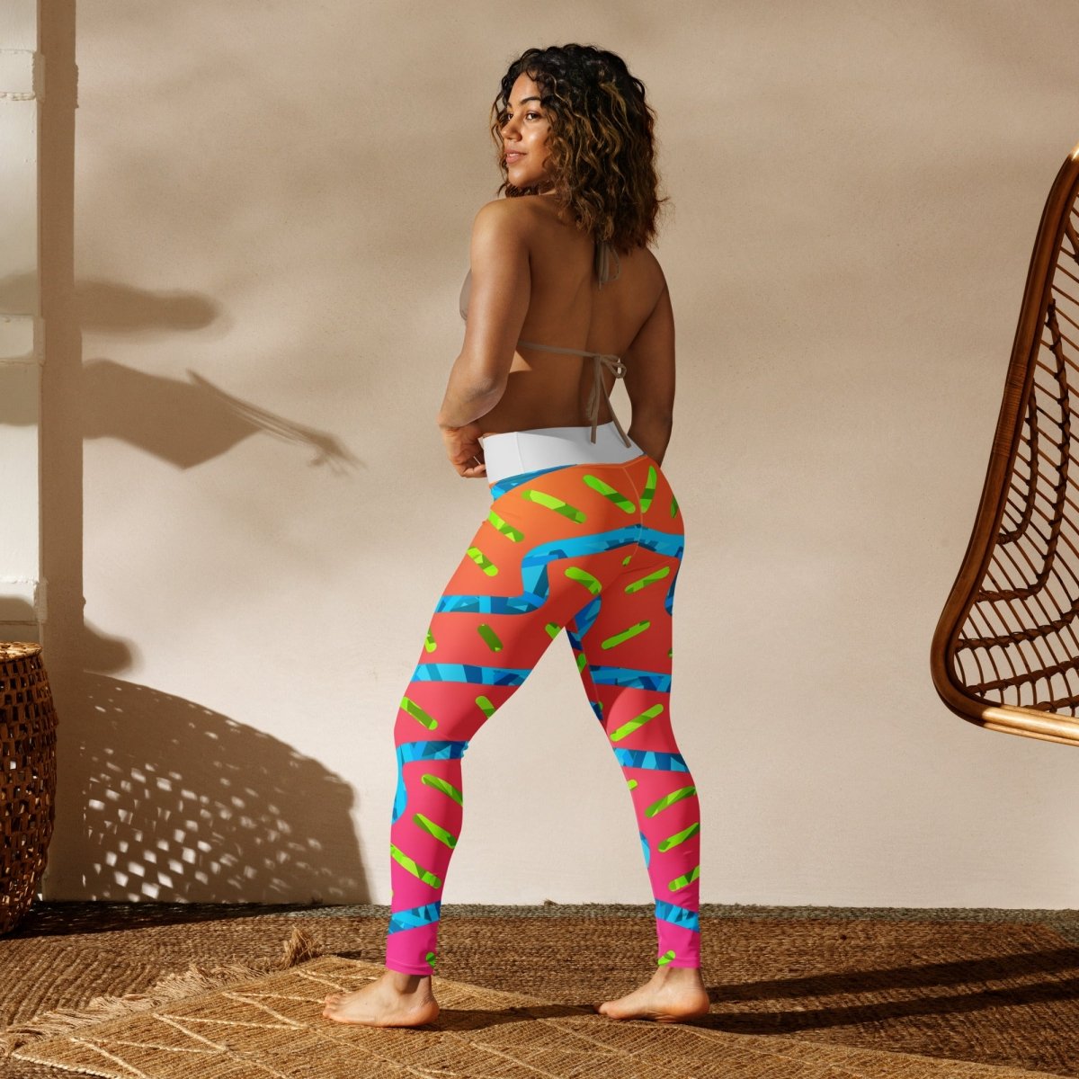 DWF - Summer Buzz Yoga Leggings from Sky Brundall Concepts