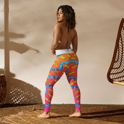 DWF - Summer Buzz Yoga Leggings from Sky Brundall Concepts
