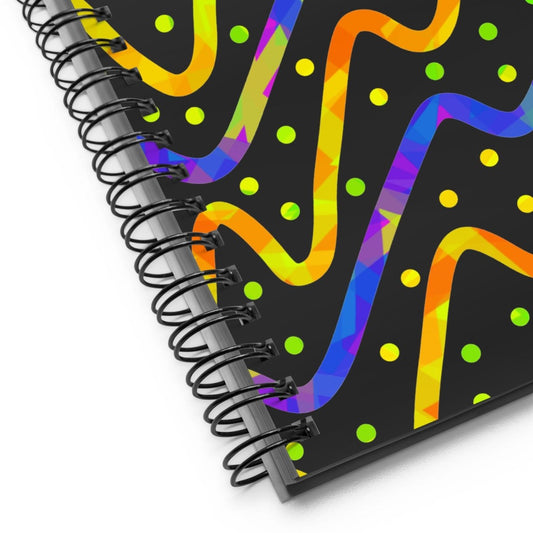 Dream Wave Festival - Thunder Burst Spiral Notebook from Sky Brundall Concepts