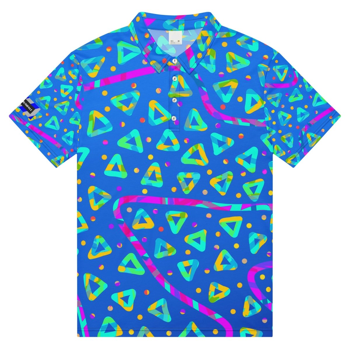 Electric Crumble Blue Men’s Slim Fit Polo from Sky Brundall Concepts