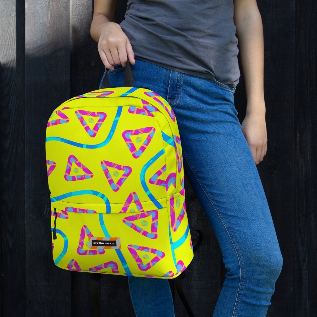 Urban Jump Yellow Medium Backpack from Sky Brundall Concepts