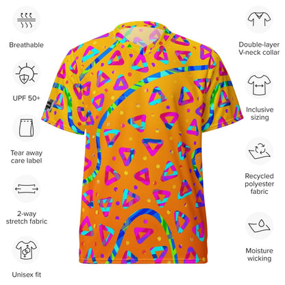 Electric Crumble Yellow Unisex Sports Jersey from Sky Brundall Concepts