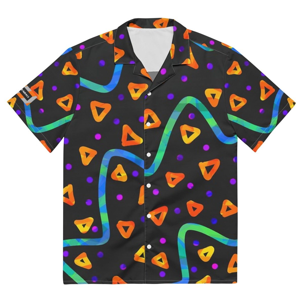 Wild Energy Orange Unisex Button Shirt from Sky Brundall Concepts