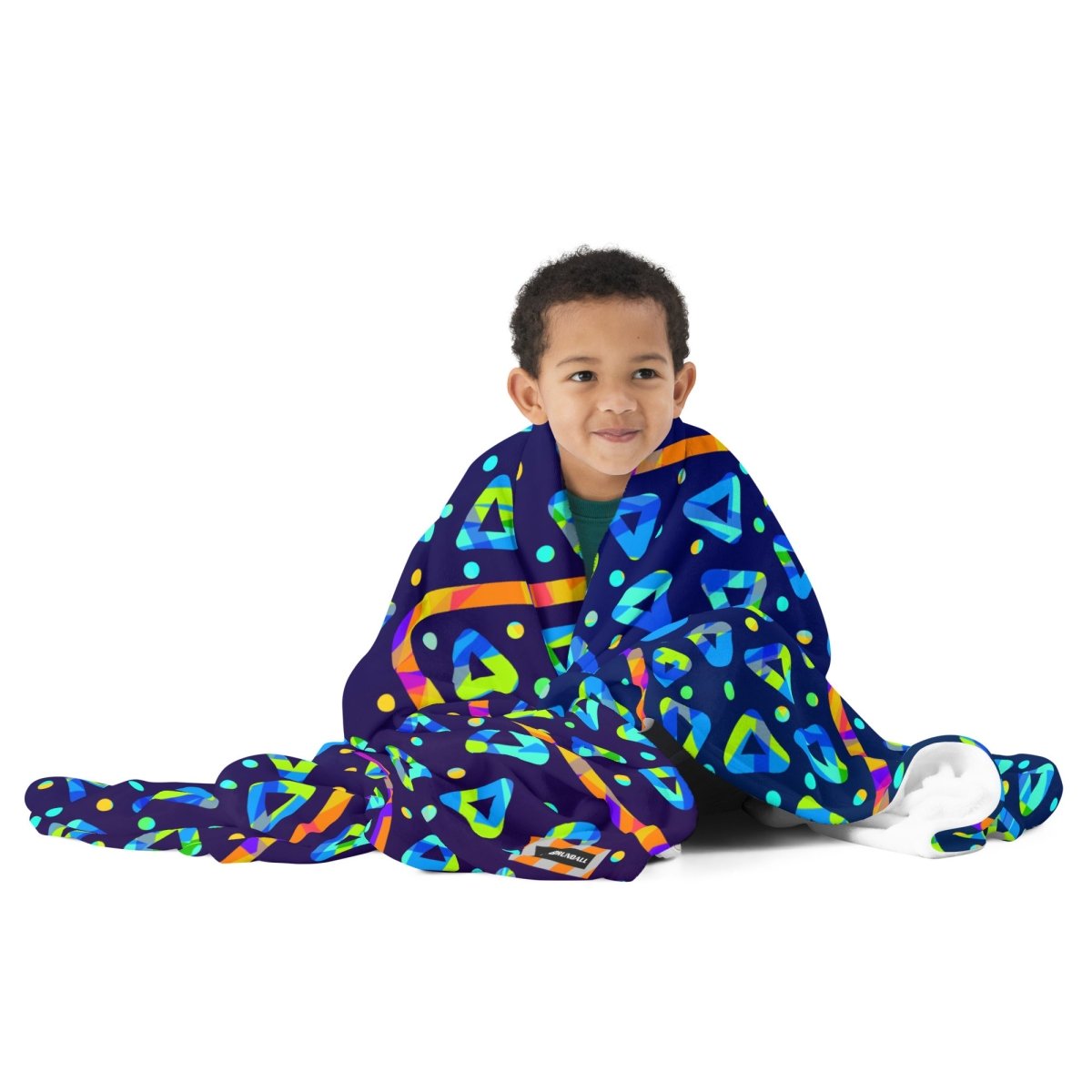 Electric Crumble Throw Blanket from Sky Brundall Concepts