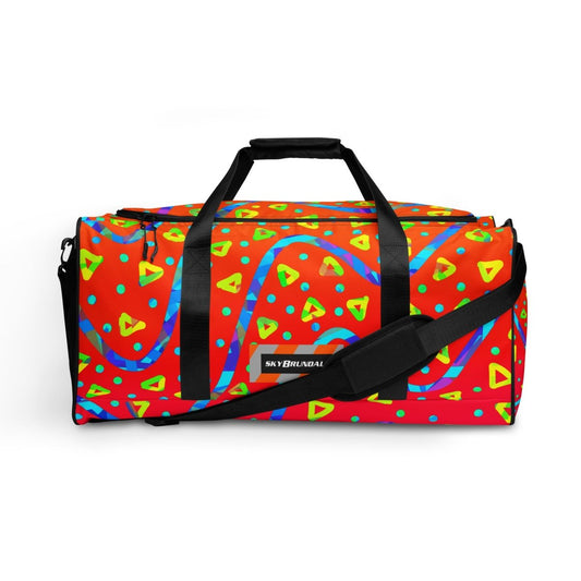 Warm Blaze Candy Rain Duffle Bag from Sky Brundall Concepts