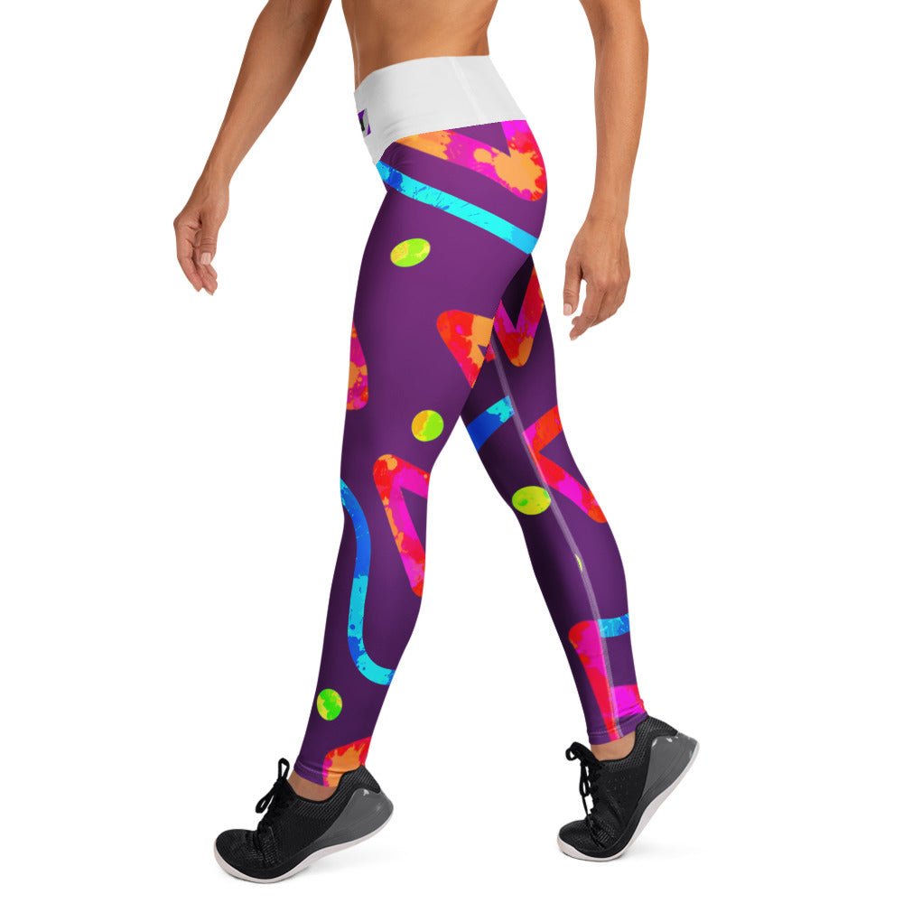 Dream Wave Festival - Arcade Crunch 2 Yoga Leggings from Sky Brundall Concepts