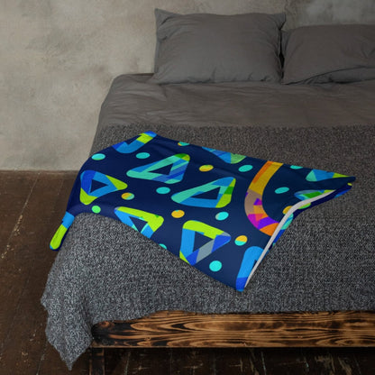 Electric Crumble Throw Blanket from Sky Brundall Concepts