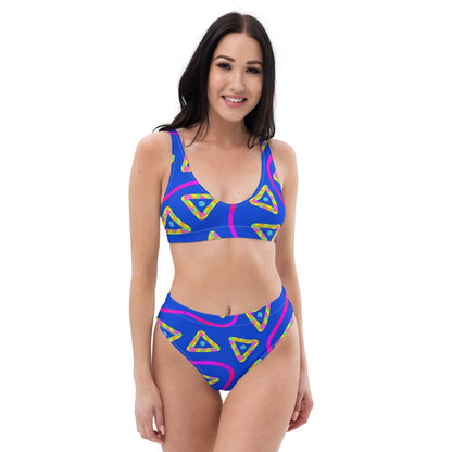 Urban Jump Blue High-waisted Bikini from Sky Brundall Concepts