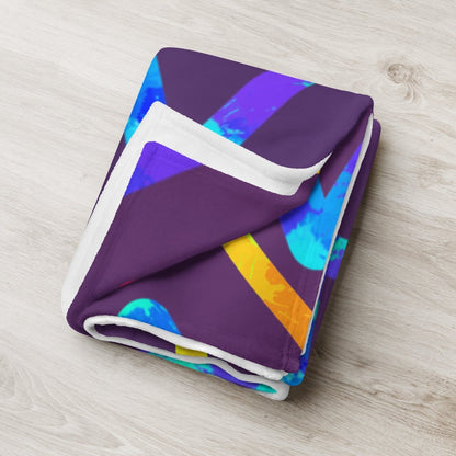 DWF Arcade Crunch 1 Throw Blanket from Sky Brundall Concepts