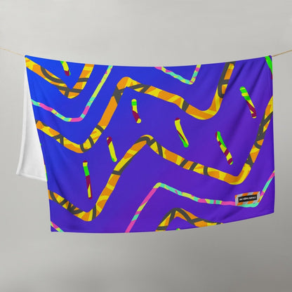California Tiger Throw Blanket from Sky Brundall Concepts
