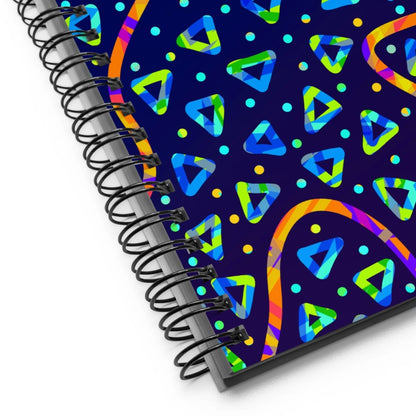Electric Crumble Spiral Notebook from Sky Brundall Concepts