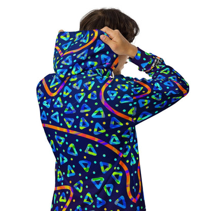 Dream Wave Festival - Electric Crumble 1 Unisex Zip Hoodie from Sky Brundall Concepts