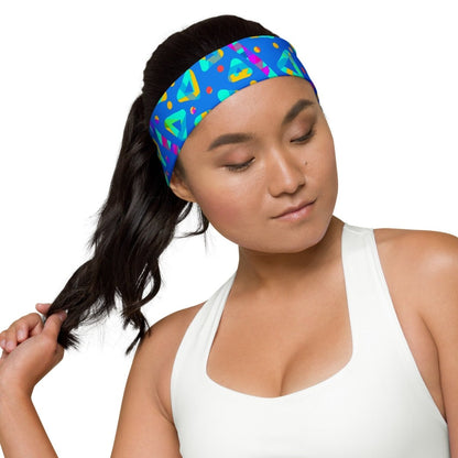 Electric Crumble Blue Headband from Sky Brundall Concepts