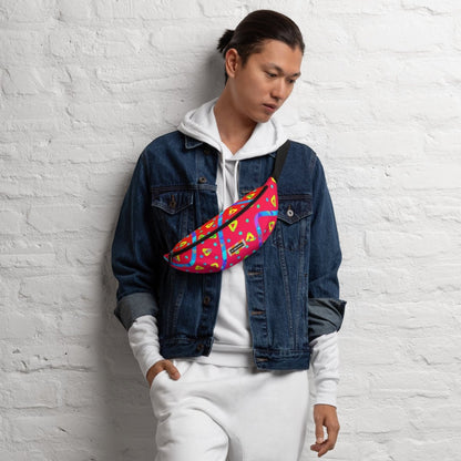 Warm Blaze Candy Rain Fanny Pack from Sky Brundall Concepts