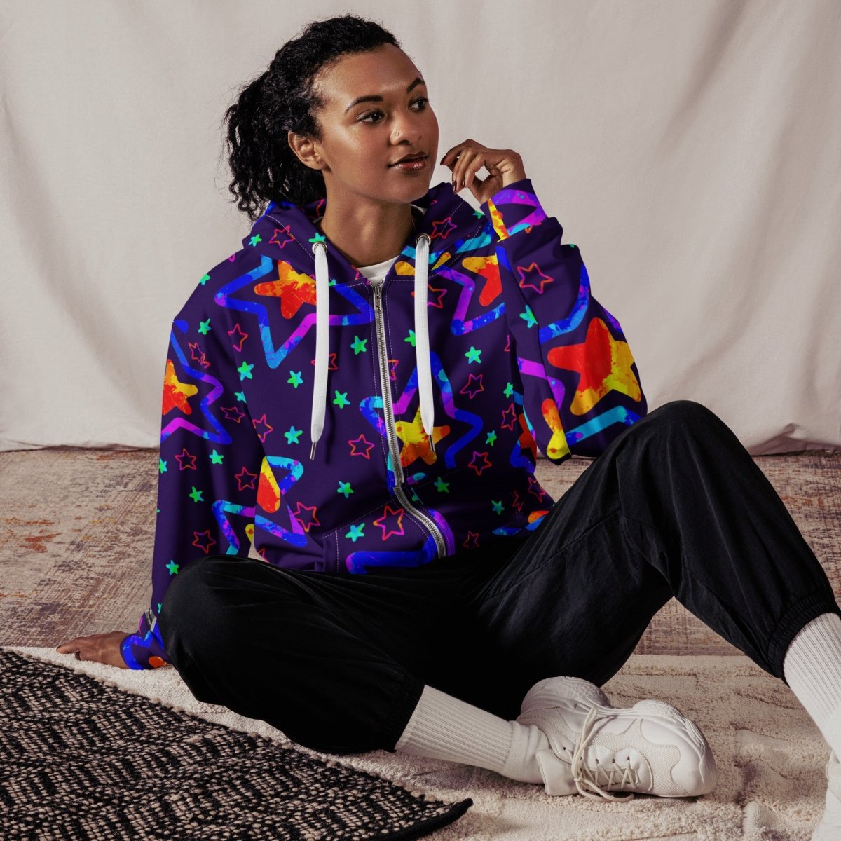 Starlight Delight Unisex Zip Hoodie from Sky Brundall Concepts