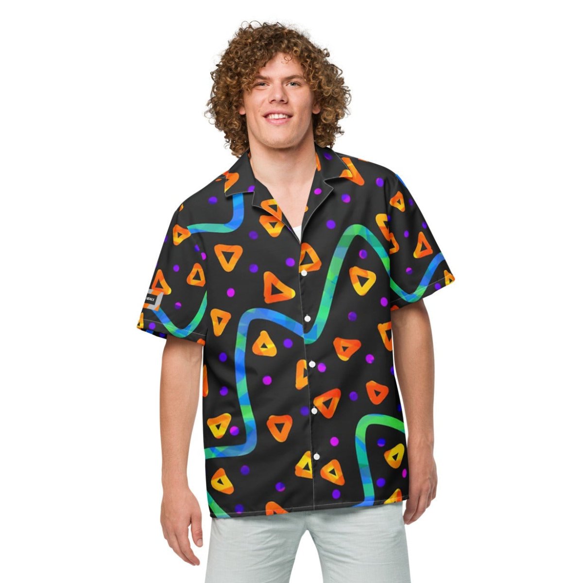 Wild Energy Orange Unisex Button Shirt from Sky Brundall Concepts