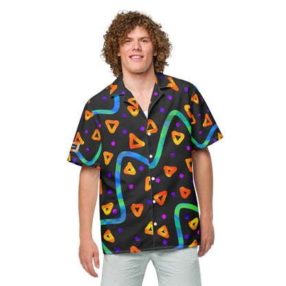 Wild Energy Orange Unisex Button Shirt from Sky Brundall Concepts