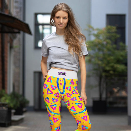 Dream Wave Festival - Electric Crumble 5 Yoga Leggings from Sky Brundall Concepts