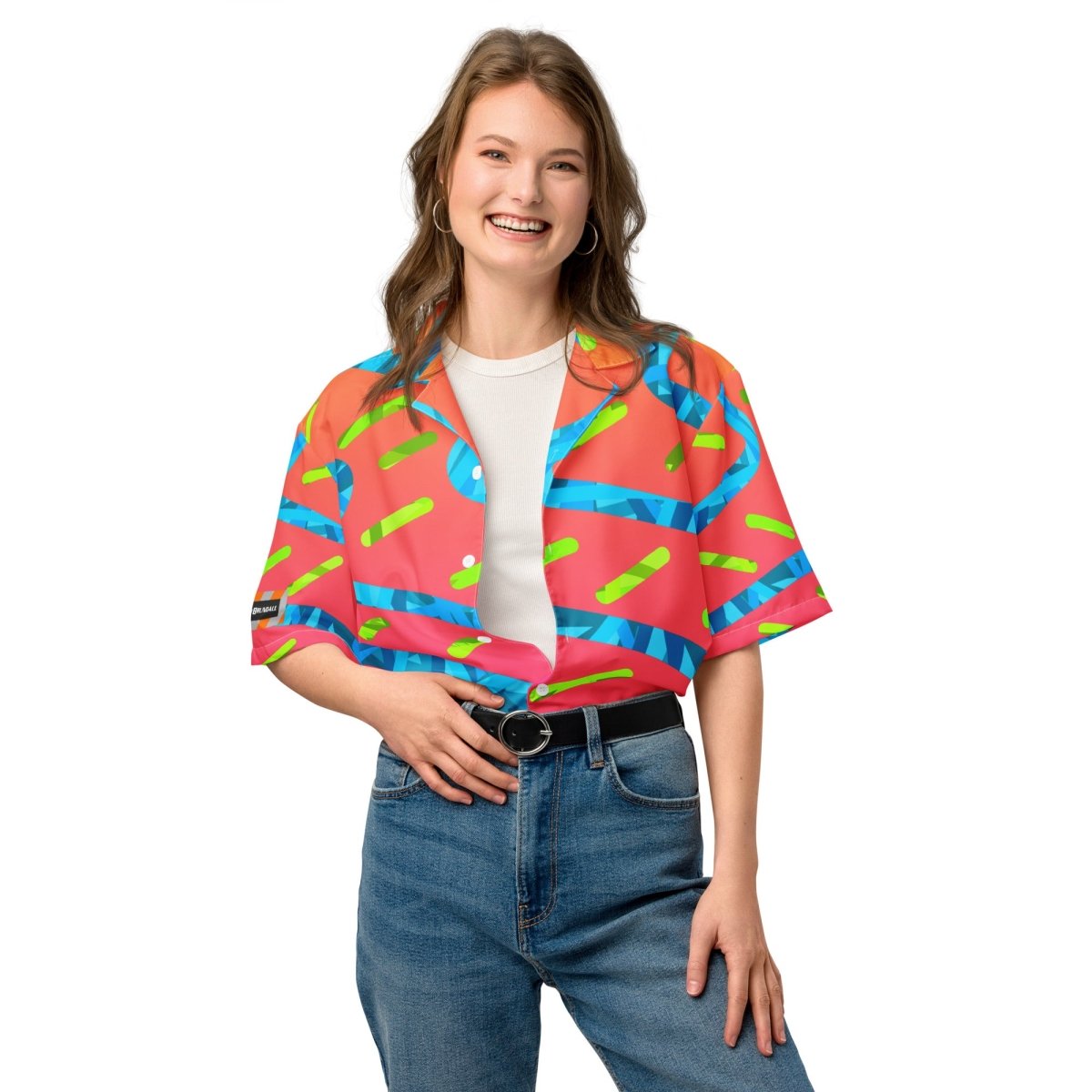 Summer Buzz Unisex Button Shirt from Sky Brundall Concepts