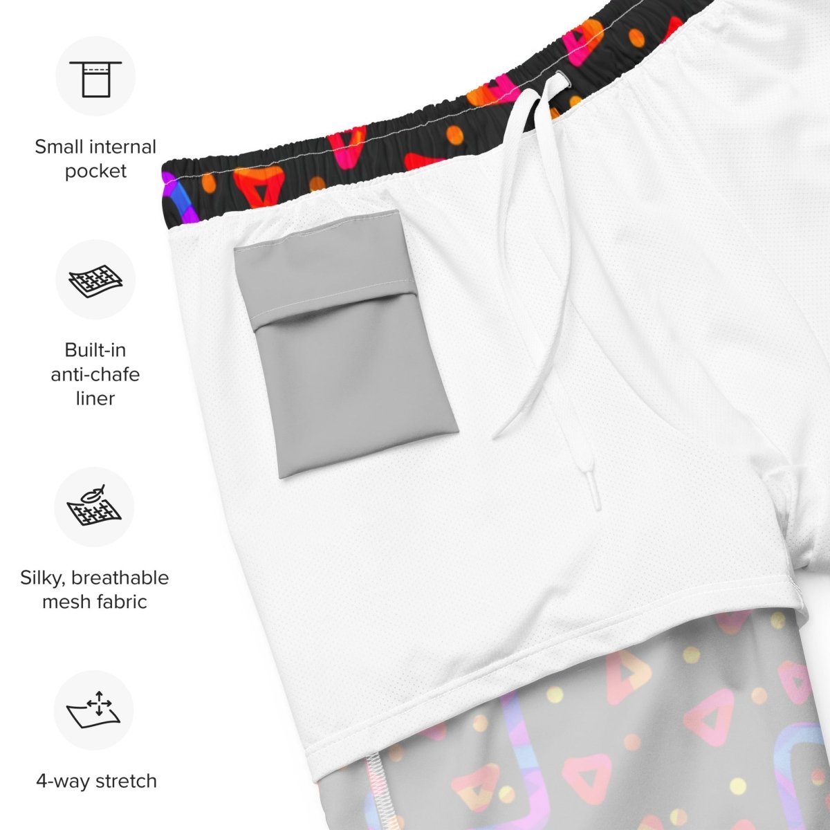 DWF Wild Energy Red Swim Trunks from Sky Brundall Concepts