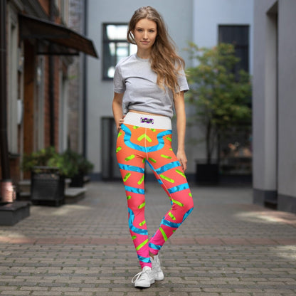DWF - Summer Buzz Yoga Leggings from Sky Brundall Concepts