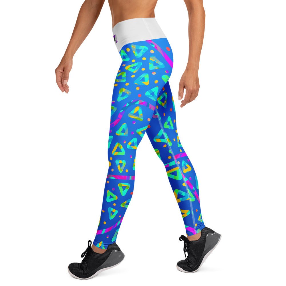 Dream Wave Festival - Electric Crumble 8 Yoga Leggings from Sky Brundall Concepts