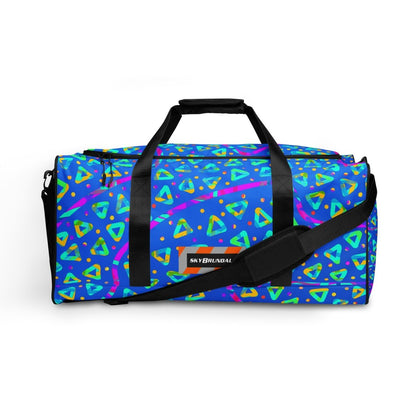 Electric Crumble Blue Duffle Bag from Sky Brundall Concepts