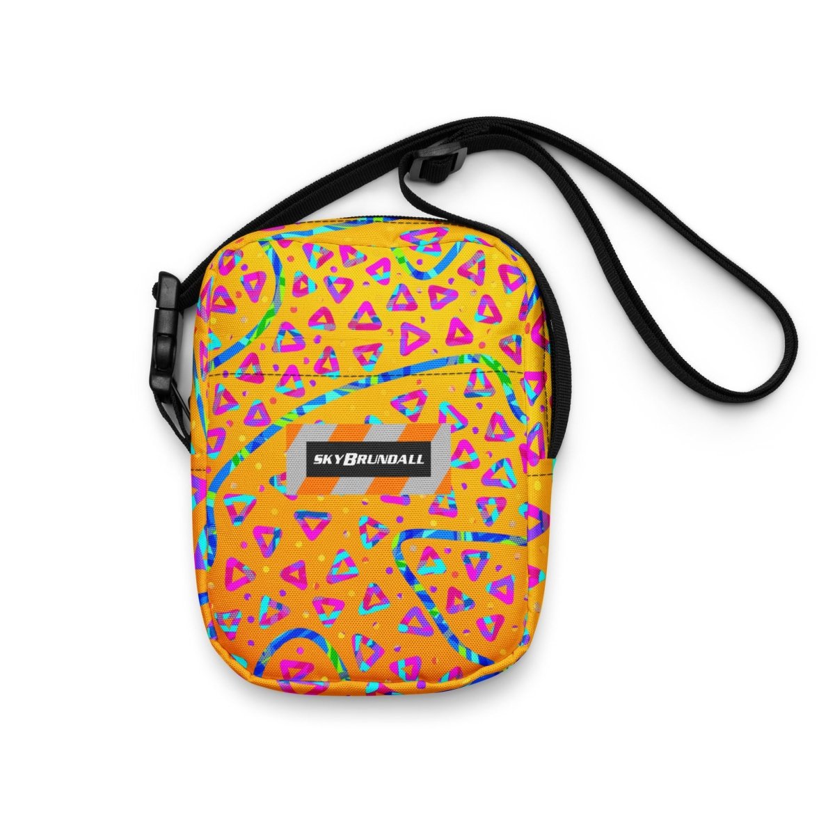 Electric Crumble Yellow Utility Crossbody Bag from Sky Brundall Concepts