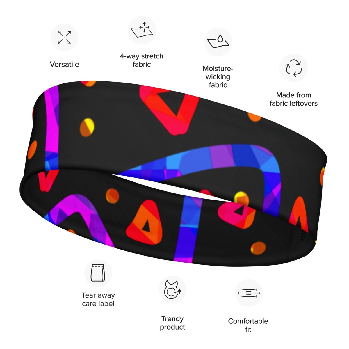 Wild Energy Red Stylish Headband from Sky Brundall Concepts