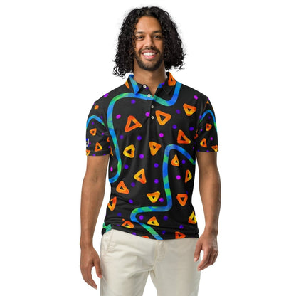 Wild Energy Orange Men’s Slim Fit Polo from Sky Brundall Concepts