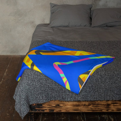 California Tiger Throw Blanket from Sky Brundall Concepts