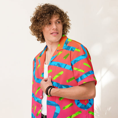Summer Buzz Unisex Button Shirt from Sky Brundall Concepts