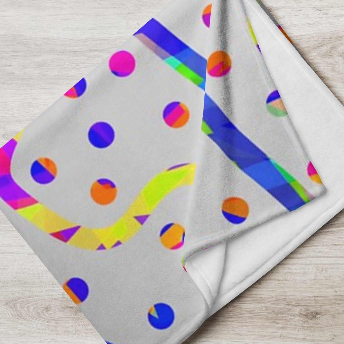 DWF Rainbow Fiesta Throw Blanket from Sky Brundall Concepts