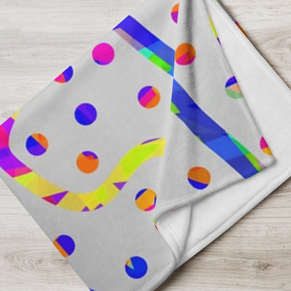DWF Rainbow Fiesta Throw Blanket from Sky Brundall Concepts
