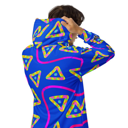 Urban Jump Blue Unisex Zip Hoodie from Sky Brundall Concepts