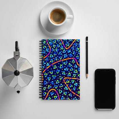 Electric Crumble Spiral Notebook from Sky Brundall Concepts