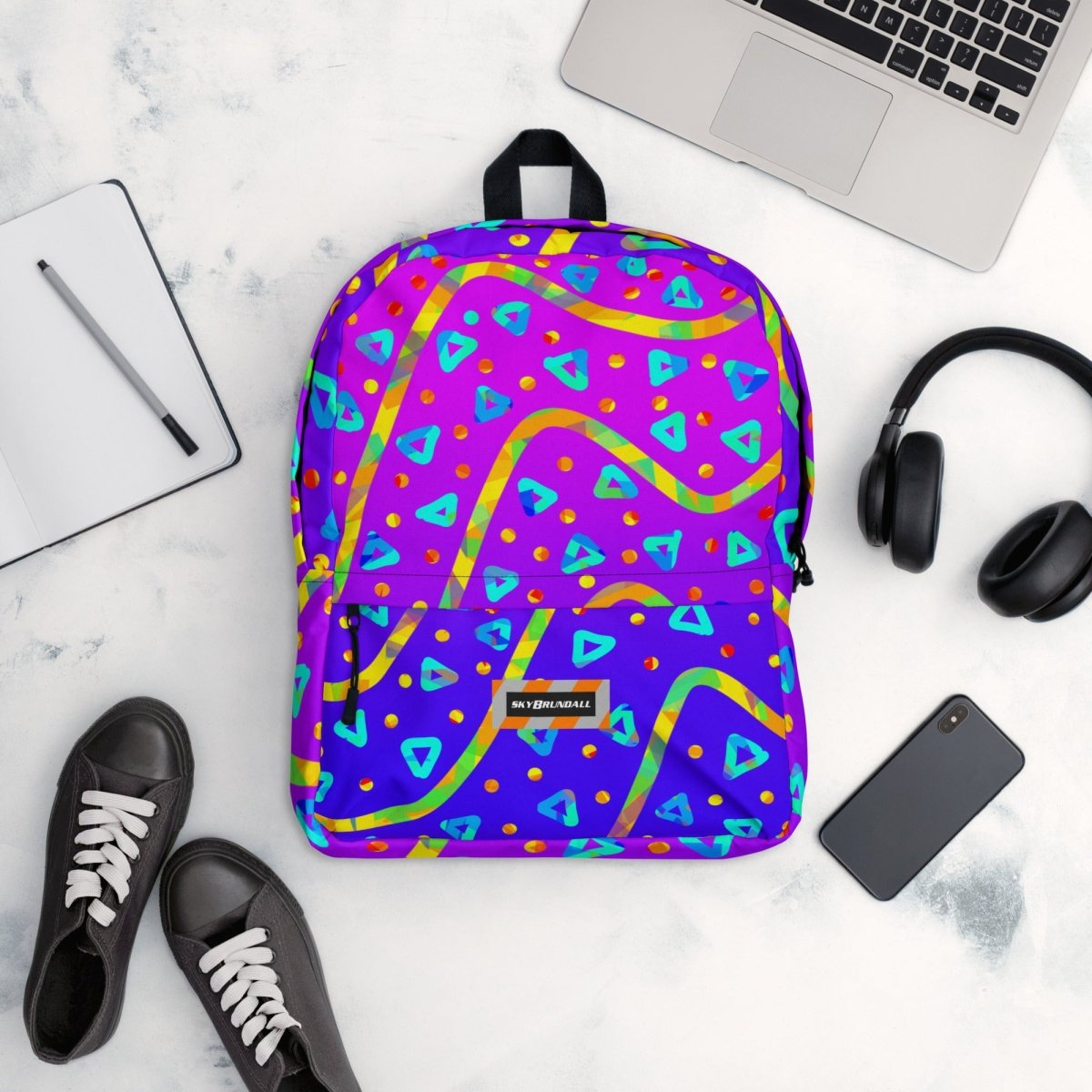 Dream Wave Festival - Cool Candy Rain Backpack from Sky Brundall Concepts