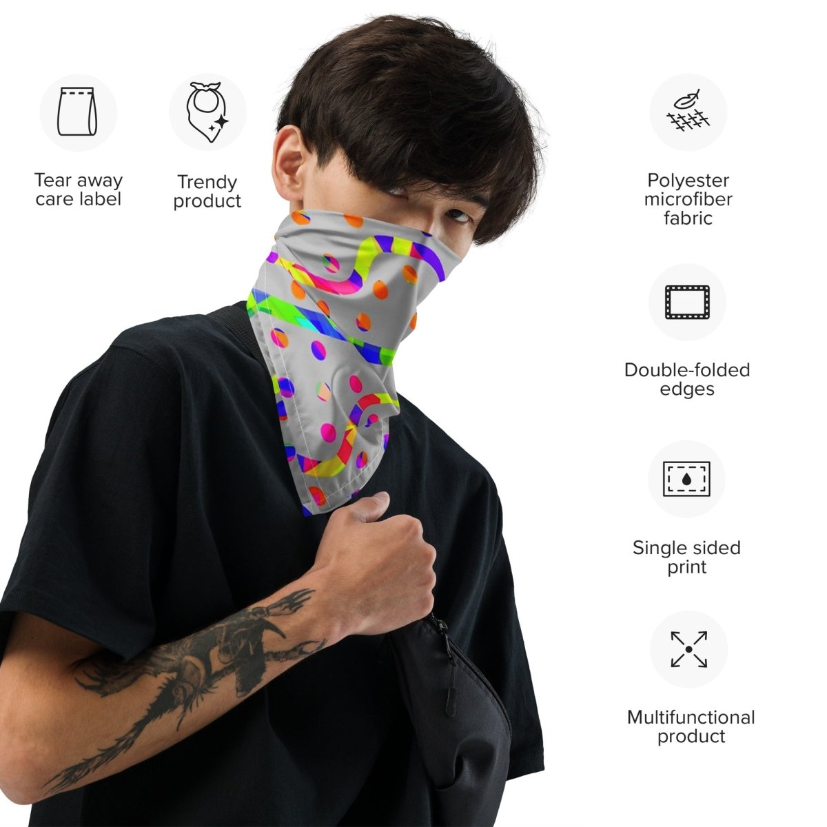 Dream Wave Festival Rainbow Fiesta Bandana from Sky Brundall Concepts