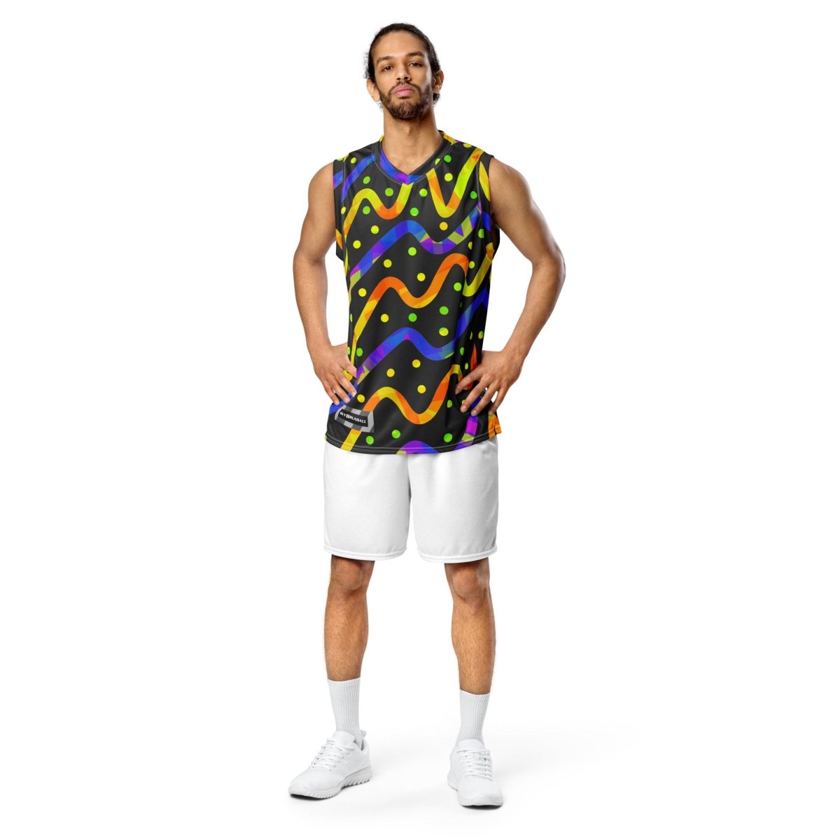 Thunder Burst Unisex Basketball Jersey from Sky Brundall Concepts