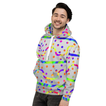 DWF Rainbow Fiesta Unisex Hoodie from Sky Brundall Concepts