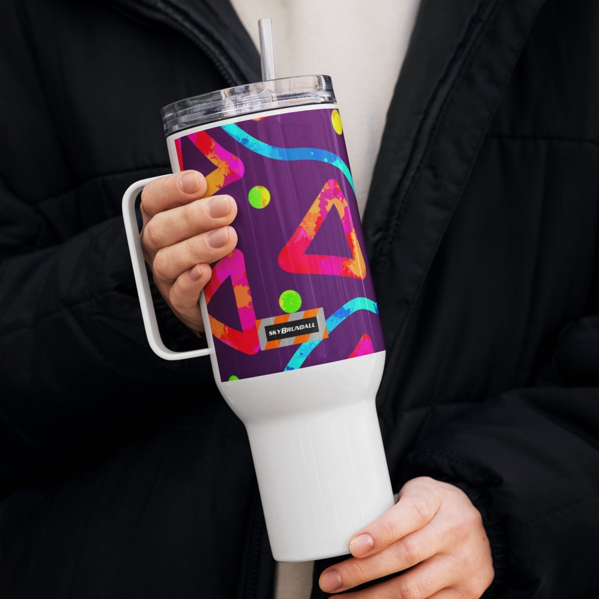 DWF Arcade Crunch 2 Travel Mug from Sky Brundall Concepts