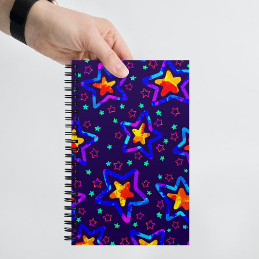 Dream Wave Festival - Starlight Delight Spiral Notebook from Sky Brundall Concepts