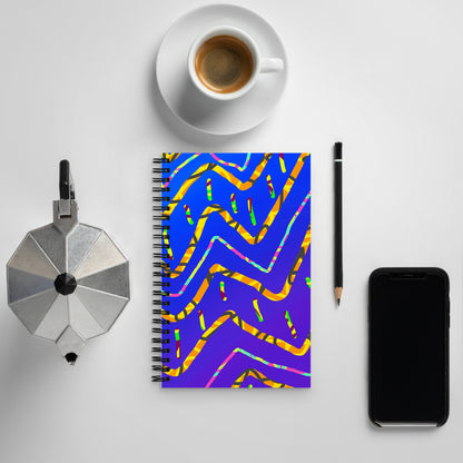 Dream Wave Festival - California Tiger Spiral Notebook