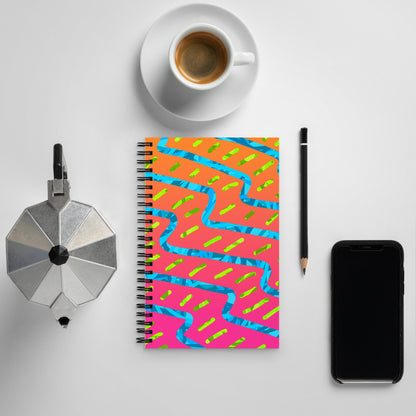 Dream Wave Festival - Summer Buzz Spiral Notebook