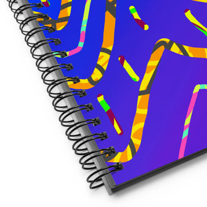 Dream Wave Festival - California Tiger Spiral Notebook