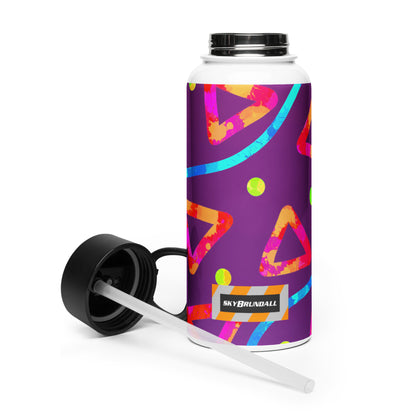Dream Wave Festival - Arcade Crunch 2 Stainless Steel Water Bottle w/ Straw Lid