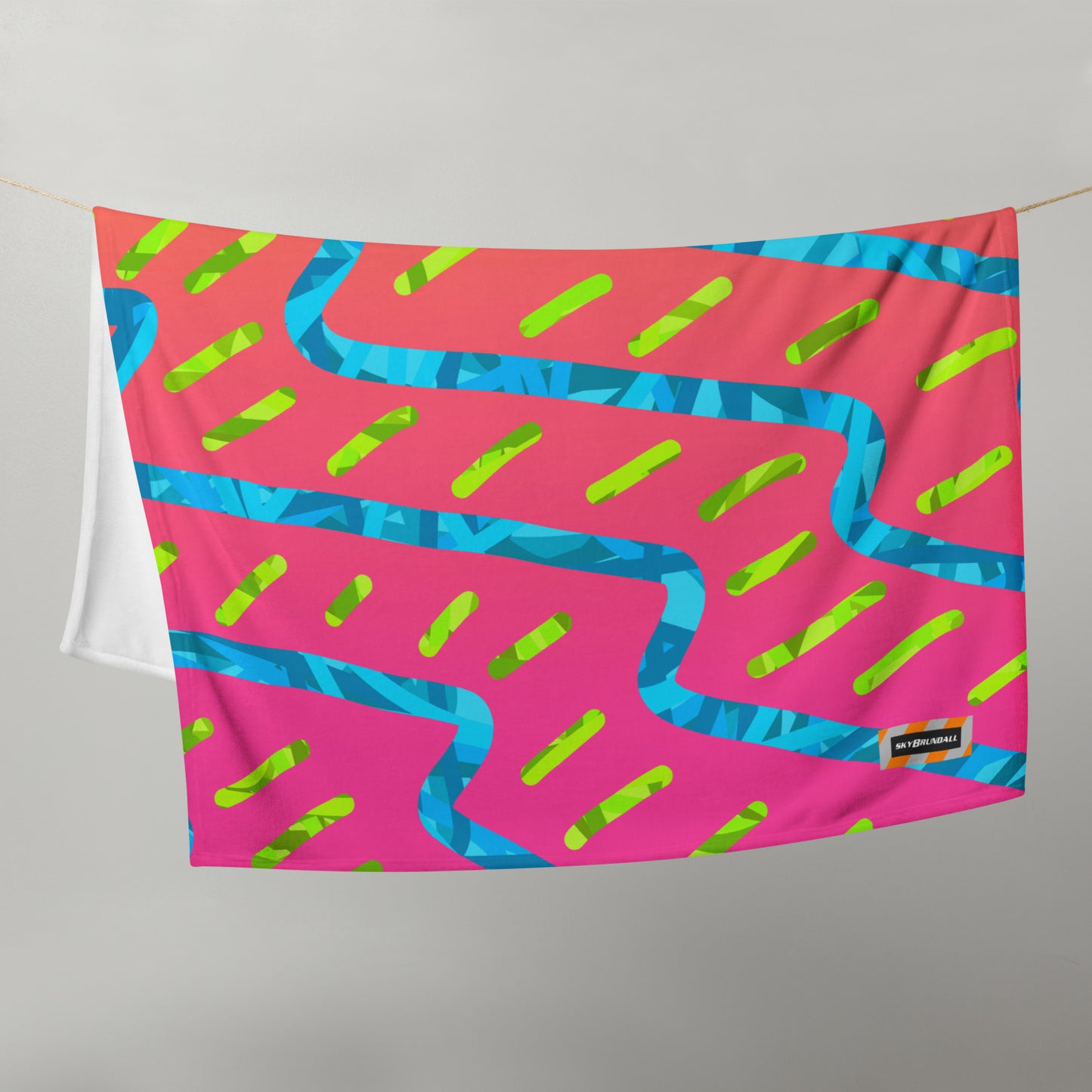 Dream Wave Festival - Summer Buzz Throw Blanket