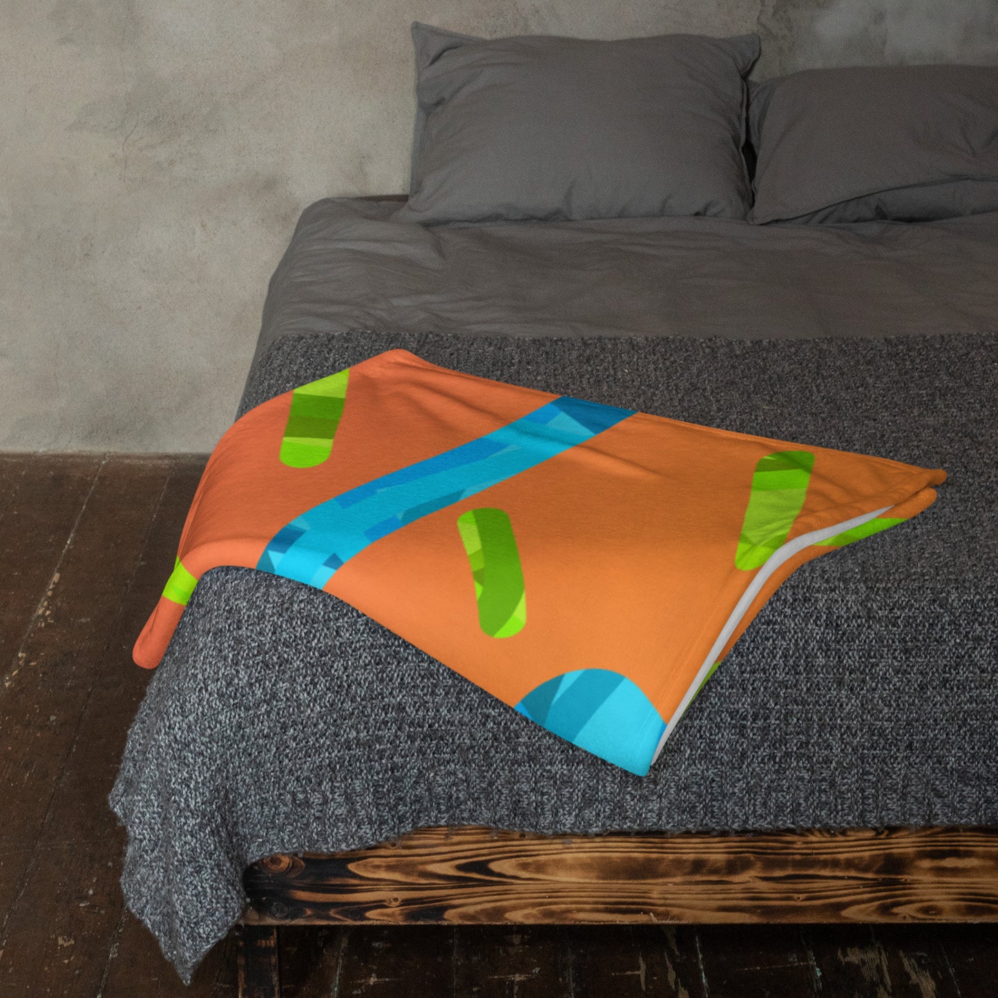 Dream Wave Festival - Summer Buzz Throw Blanket