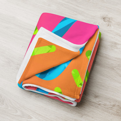 Dream Wave Festival - Summer Buzz Throw Blanket