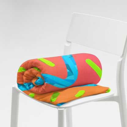 Dream Wave Festival - Summer Buzz Throw Blanket